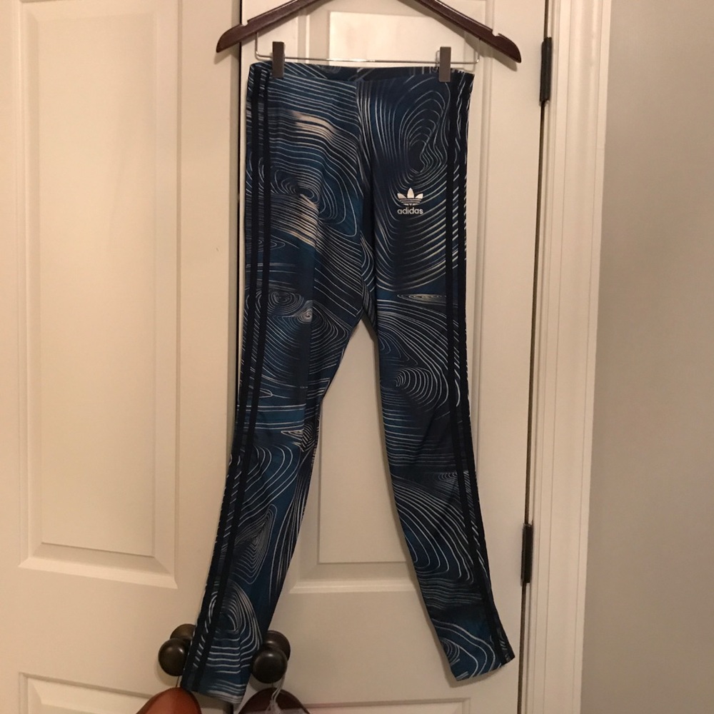 Adidas Originals Trefoil Geology Track Leggings S - Picture 2 of 5